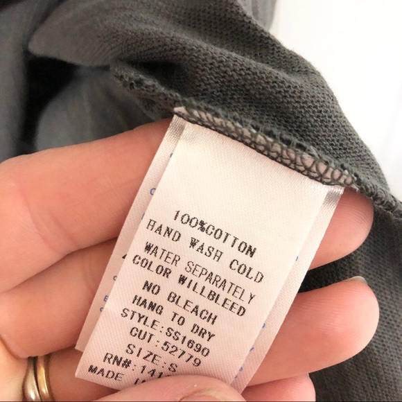 She + Sky Grey T Shirt Peplum Shift Dress - Picture 2 of 2